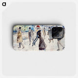 Along the Seine - アンリ ソム Phone Case.