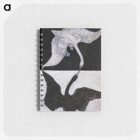 アートメモ帳-The Swan (No. 1) - ヒルマ アフ クリント Memo.