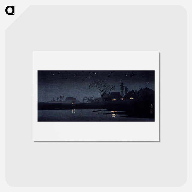 アートポストカード-Starry Night - 高橋 宏明 Postcard.