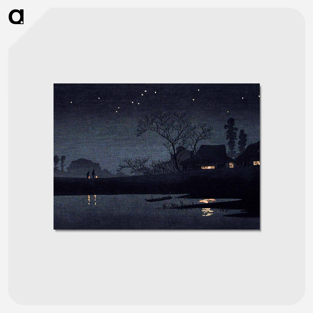 アートポストカード-Starry Night - 高橋 宏明 Postcard.