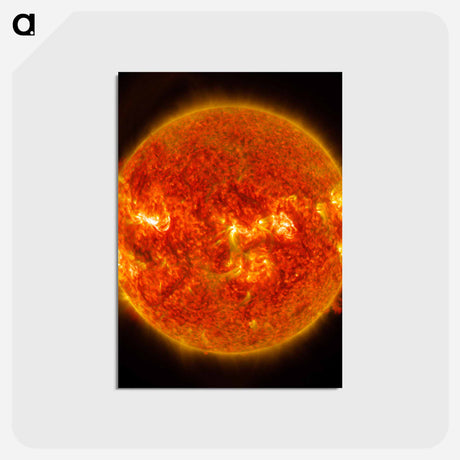 アートポストカード-Solar Flare
 - ハッブル画像 Postcard.