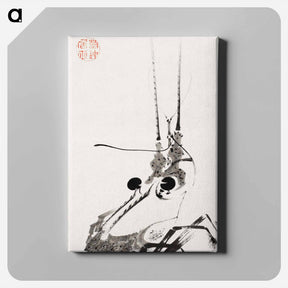 アートパネル-Spiny Lobster
 - 伊藤若冲 Canvas.