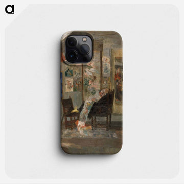 Skeleton Looking at Chinoiseries - ジェームズ アンソール Phone Case.
