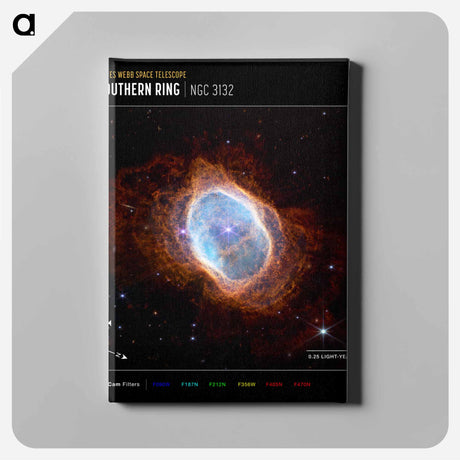 アートパネル-Southern Ring Nebula
 - ジェームズ ウェッブ宇宙望遠鏡 Canvas.