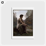 アートポストカード-The Death of Eurydice
 - ジャン バティスト カミーユ コロー Postcard.
