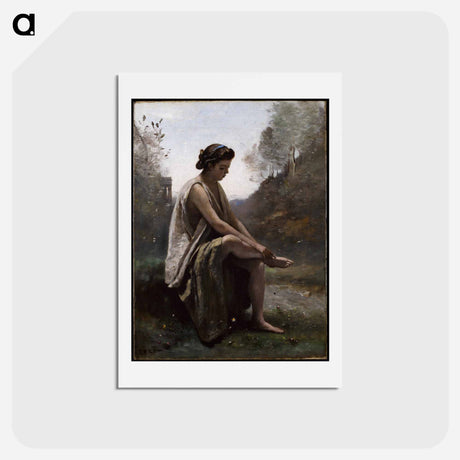 アートポストカード-The Death of Eurydice
 - ジャン バティスト カミーユ コロー Postcard.