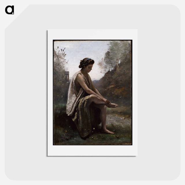 アートポストカード-The Death of Eurydice
 - ジャン バティスト カミーユ コロー Postcard.