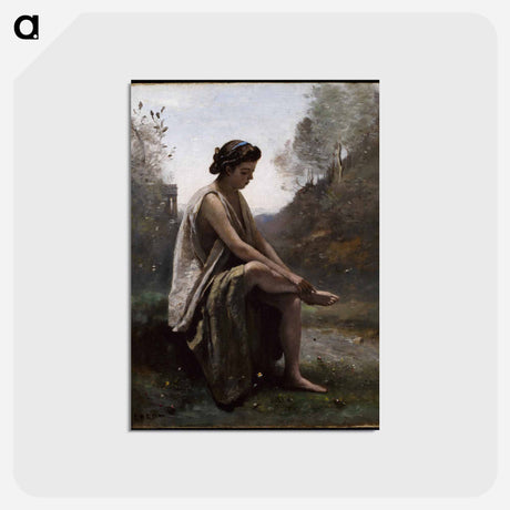 アートポストカード-The Death of Eurydice
 - ジャン バティスト カミーユ コロー Postcard.