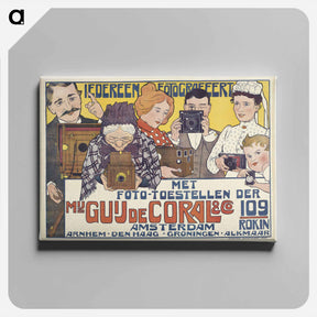 アートパネル-Original public domain image from the Rijksmuseum - ヨハン ヘオルフ ファン カスペル Canvas.