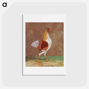 アートポストカード-Fighting Cocks
 - ジョン フレデリック ヘリング Postcard.