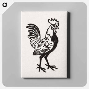アートパネル-Rooster - ユリー デ フラーハ Canvas.