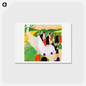 アートポストカード-The wedding - カジミール マレーヴィチ Postcard.