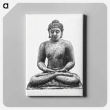 Buddha on the Borobudur - レオ ヘステル Canvas.