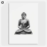 Buddha on the Borobudur - レオ ゲステル Poster.