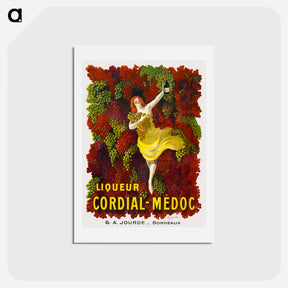 アートポストカード-Liquer Cordial-Médoc, G. A. Jourde - Bordeaux - レオネット カピエッロ Postcard.