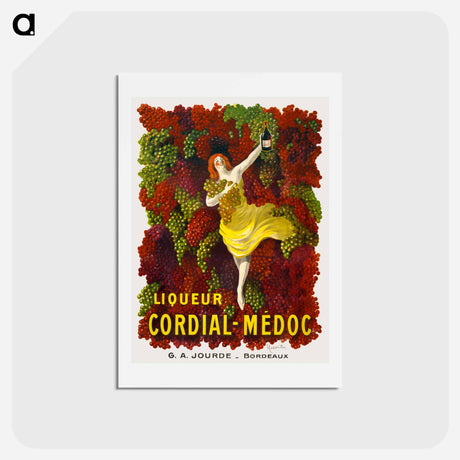 アートポストカード-Liquer Cordial-Médoc, G. A. Jourde - Bordeaux - レオネット カピエッロ Postcard.