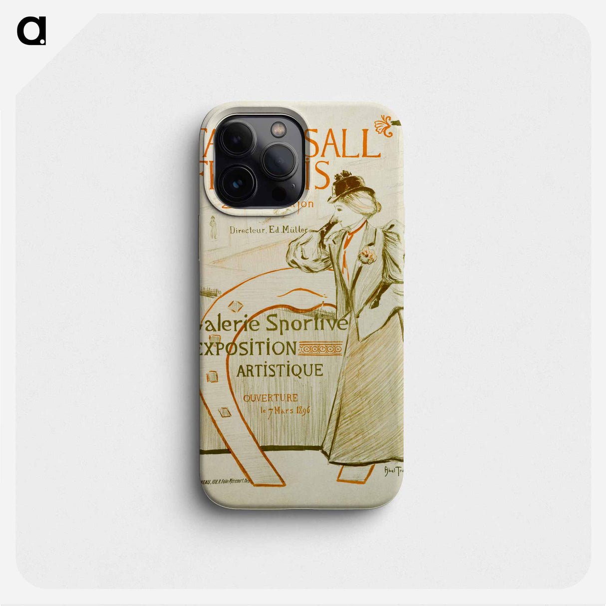 Tattersall, French by Louis Abel-Truchet - ルイ アベル トルシェ Phone Case.