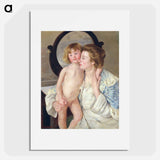 Mother and Child - Mary Cassatt Poster.