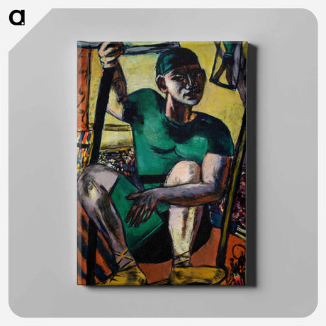 アートパネル-Acrobat on the Trapeze
 - マックス ベックマン Canvas.