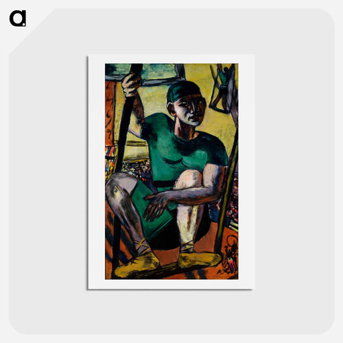 Acrobat on the Trapeze
 - マックス ベックマン Postcard.