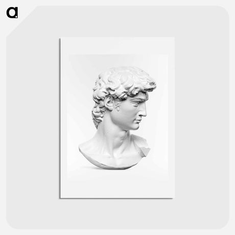 アートポストカード-David - ミケランジェロ ブオナローティ Postcard.