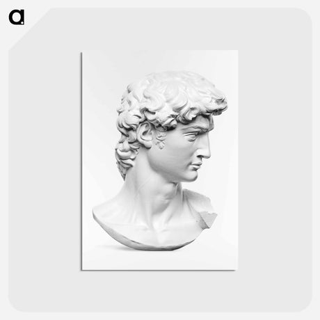 アートポストカード-David - ミケランジェロ ブオナローティ Postcard.