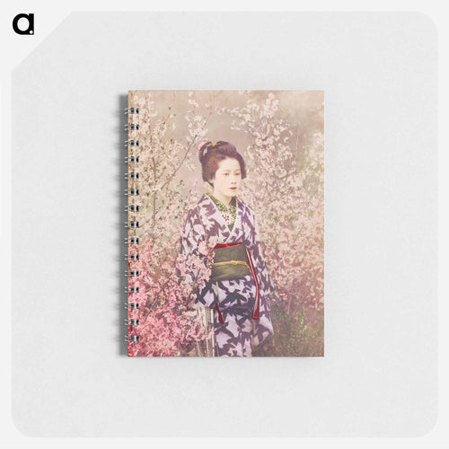 Geisha and Cherry Blossom - Kazumasa Ogawa Memo.