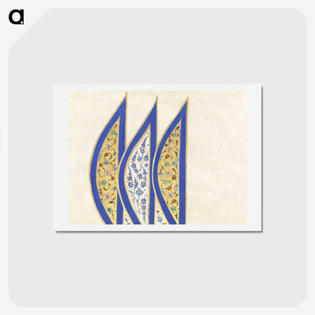 1-12_Ottoman-Tughra-of-Sultan-Suleiman_hagaki