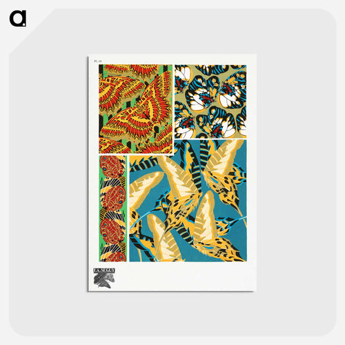 Butterflies Pattern
 - パピヨン Postcard.