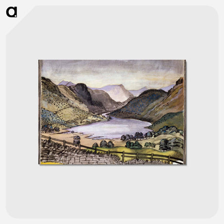 アートポストカード-Thirlmere - ポール ナッシュ Postcard.