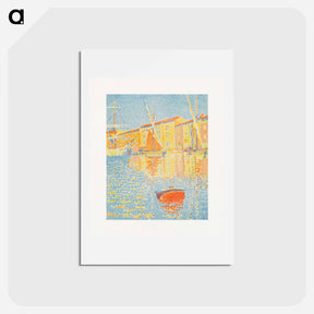 アートポストカード-The Buoy - ポール シニャック Postcard.
