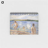 アートメモ帳-Boys Bathing
 - ピーター ハンセン Memo.
