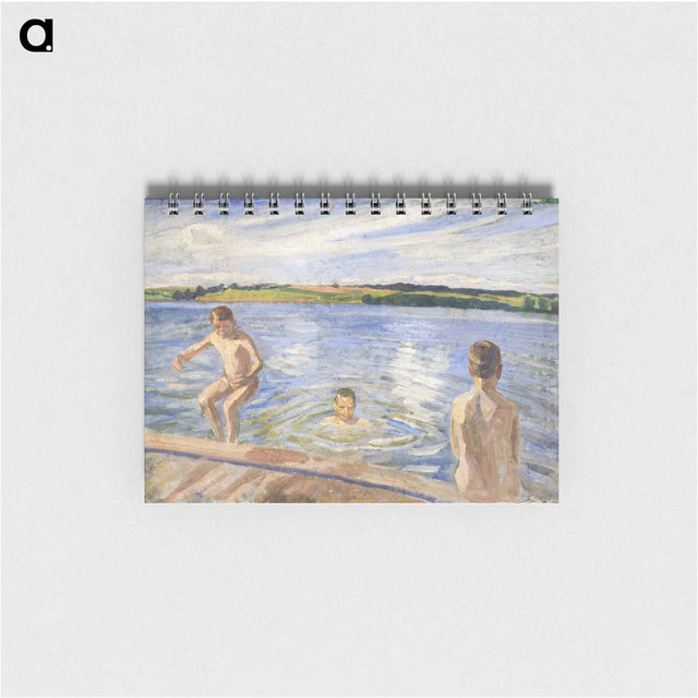 アートメモ帳-Boys Bathing
 - ピーター ハンセン Memo.