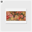 アートポストカード-Roses - ピエール オーギュスト ルノワール Postcard.