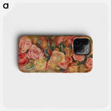 Roses - Pierre Auguste Renoir Phone Case.