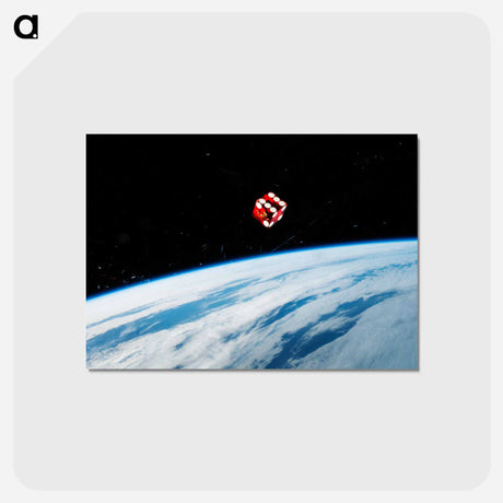 アートポストカード-Dice in the Cupola
 - 地球 Postcard.
