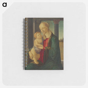 アートメモ帳-Madonna and Child - サンドロ ボッティチェッリ Memo.