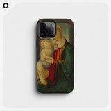 Madonna and Child - Sandro Botticelli Phone Case.