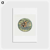 アートポストカード-Golden Thread from The Flower Book
 - フラワーブック Postcard.