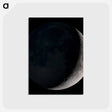 アートポストカード-Waxing Crescent
 - ムーン Postcard.