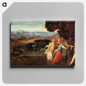 アートパネル-The Birth of Adonis - ティツィアーノ ヴェチェッリオ Canvas.
