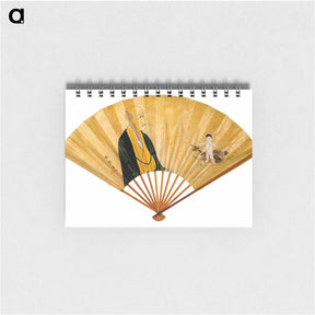 アートメモ帳-Painted Hand Fan - Senmen rōjin zu - 東洲斎 写楽 Memo.