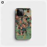 Original public domain image from Library of Congress - 歌川よしかず Phone Case.