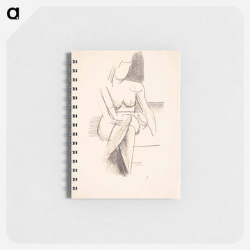 Seated female model, front view - ヴィルヘルム ルンドストローム Memo.
