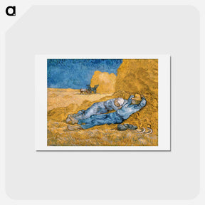 アートポストカード-The Siesta - フィンセント ファン ゴッホ Postcard.