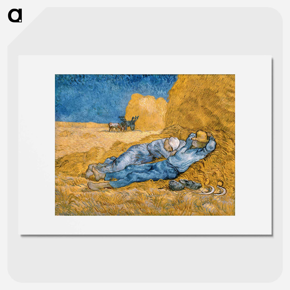 The Siesta - Vincent van Gogh Poster.