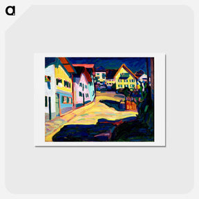 アートポストカード-Murnau, Burggrabenstrasse 1 - ワシリー カンディンスキー Postcard.
