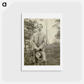 アートポストカード-Photo of William Bliss Baker, taken ca.1880-1886. - ウィリアム ブリス ベイカー Postcard.