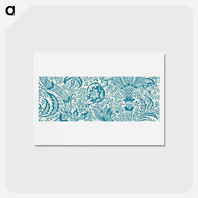 アートポストカード-Indian pattern - ウィリアム モリス Postcard.