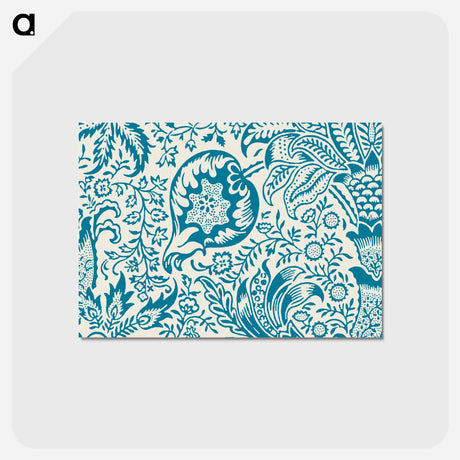 アートポストカード-Indian pattern - ウィリアム モリス Postcard.